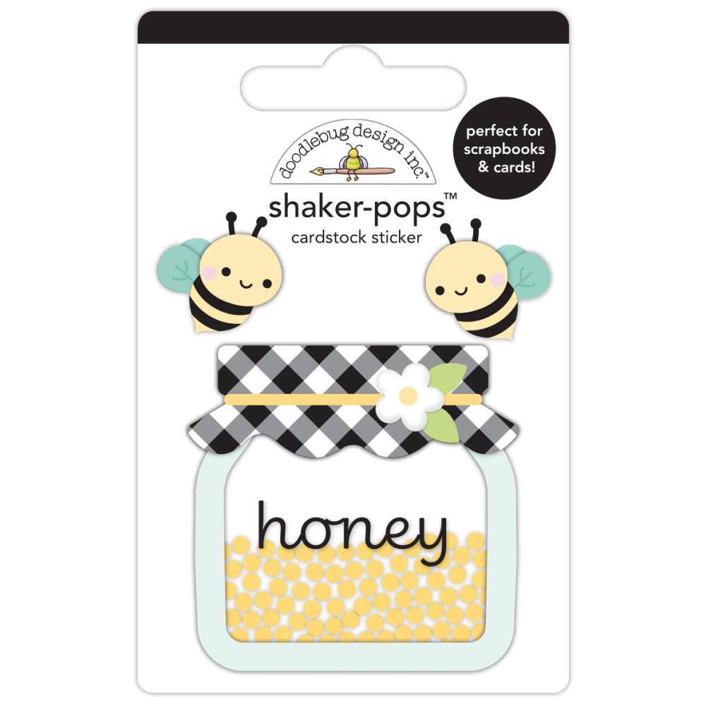 Doodlebug Doodle-Pops 3D Stickers - Honey Bees