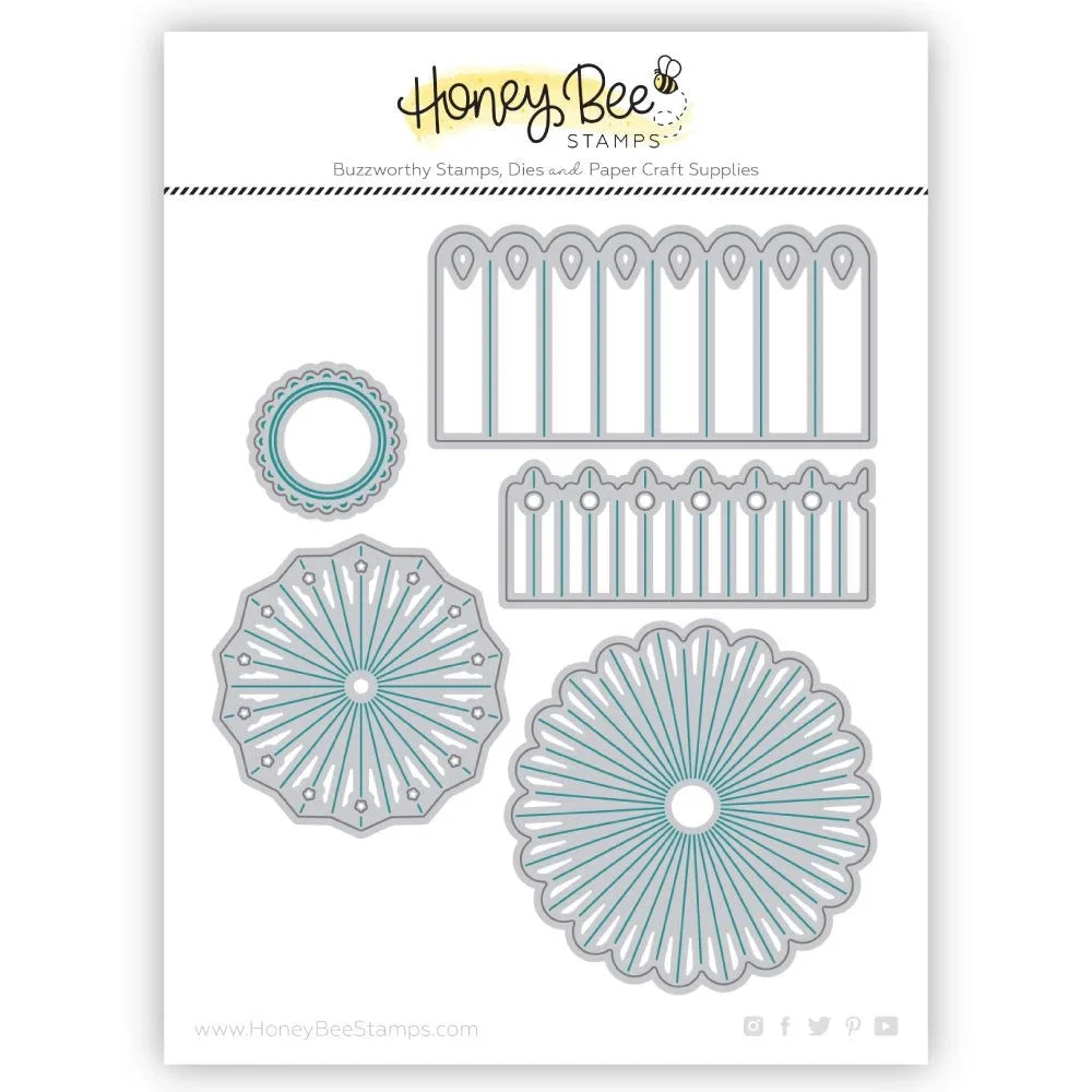 3D Rosette - Honey Cuts - Stand - Alone Dies - Honey Bee Stamps