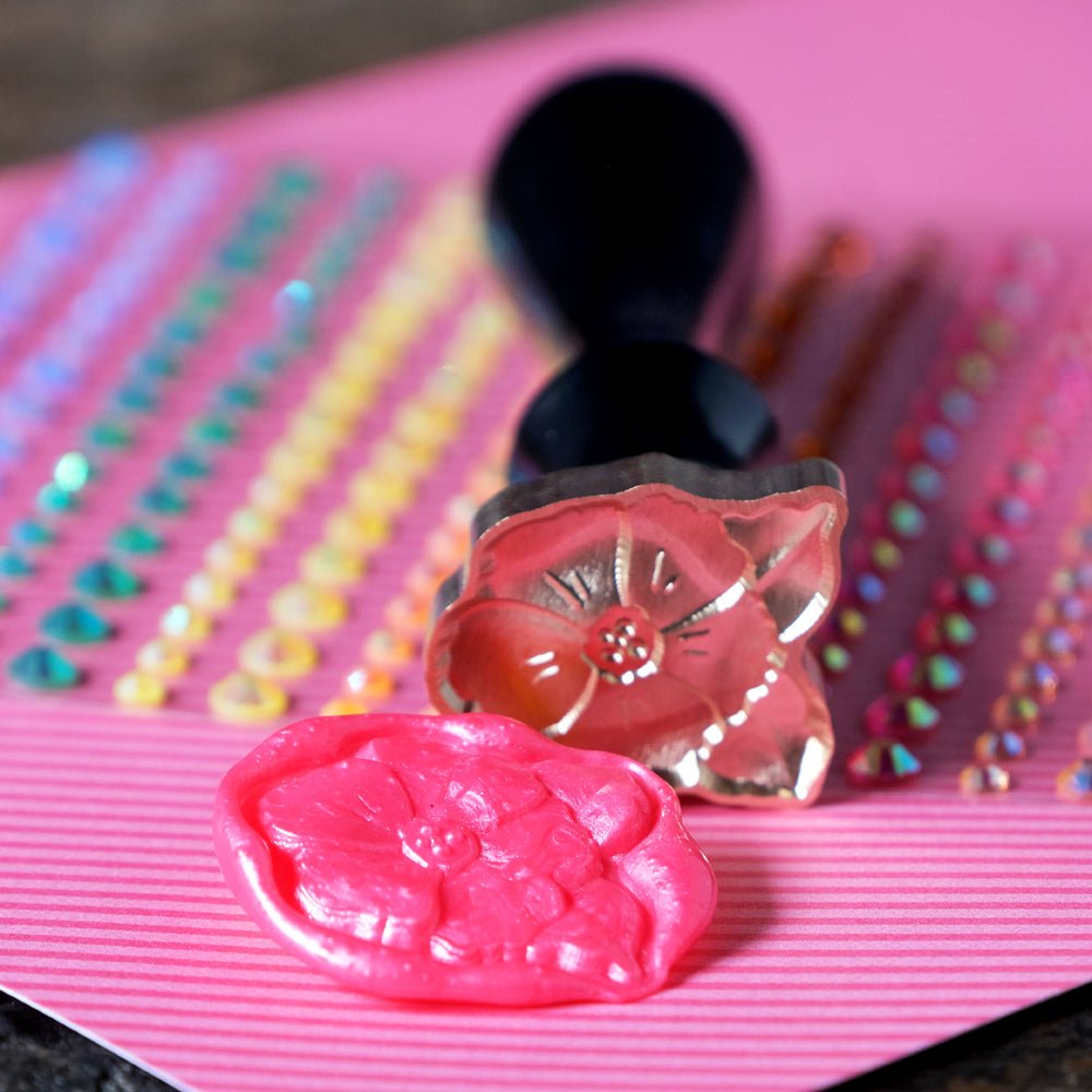 3D Spring Flower - Wax Stamper - Honey Bee Stamps