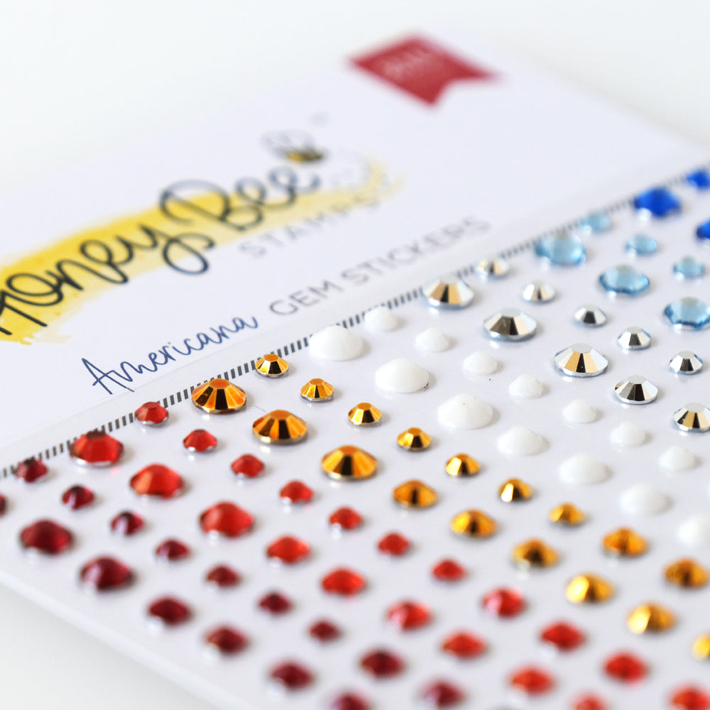 Americana Gem Stickers - 210 Count