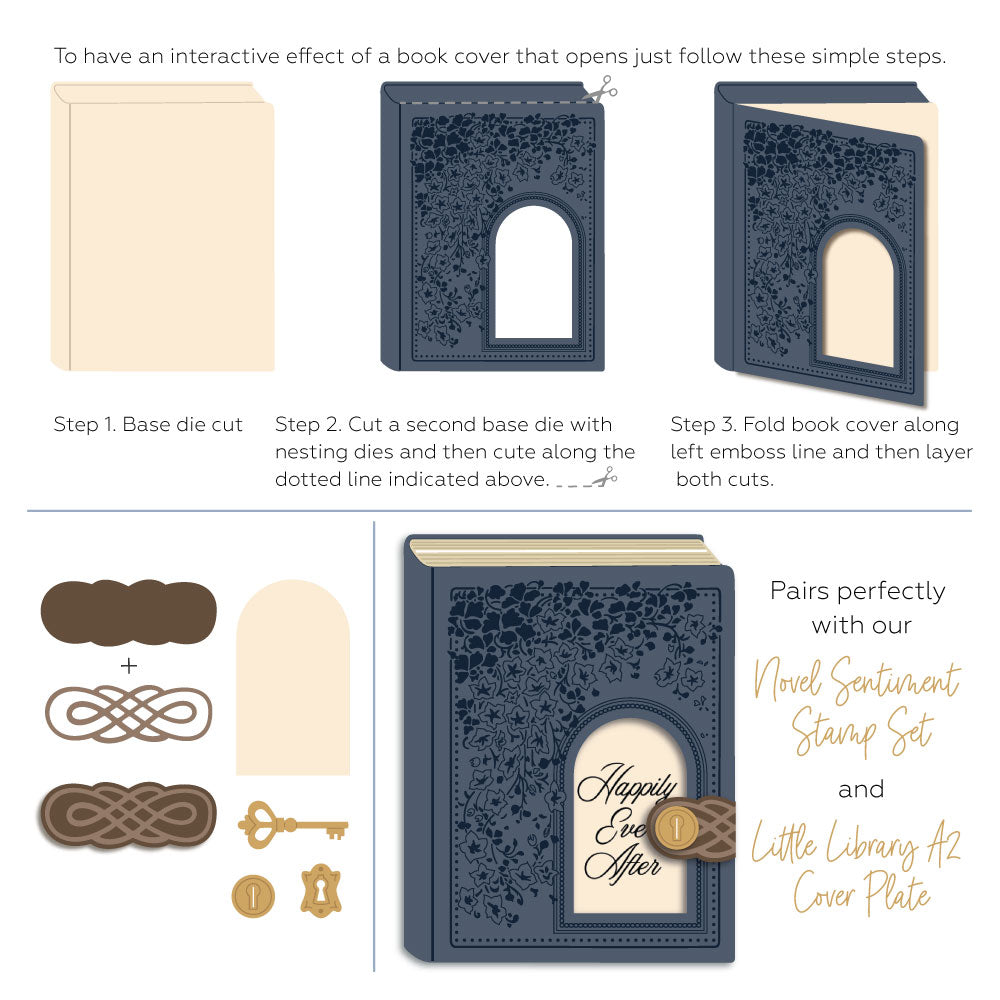 Little Library: Chapter One Add-On - Honey Cuts Stand-Alone Dies