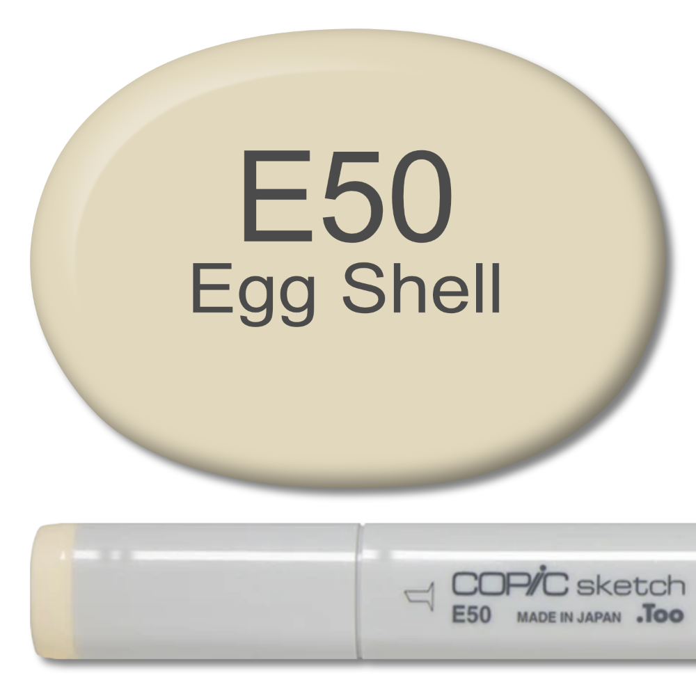 Copic Sketch Marker - E50 Egg Shell