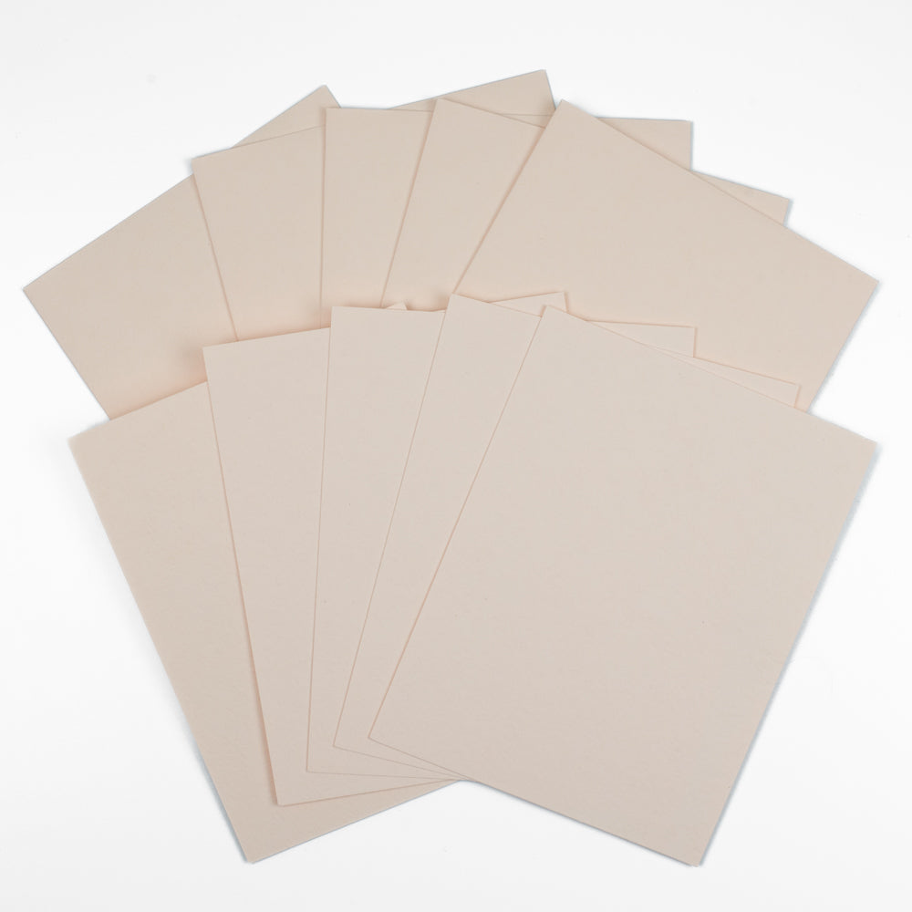 Honey Bee A2 Card Panels and Envelopes Set Of 5 - Petal Blush