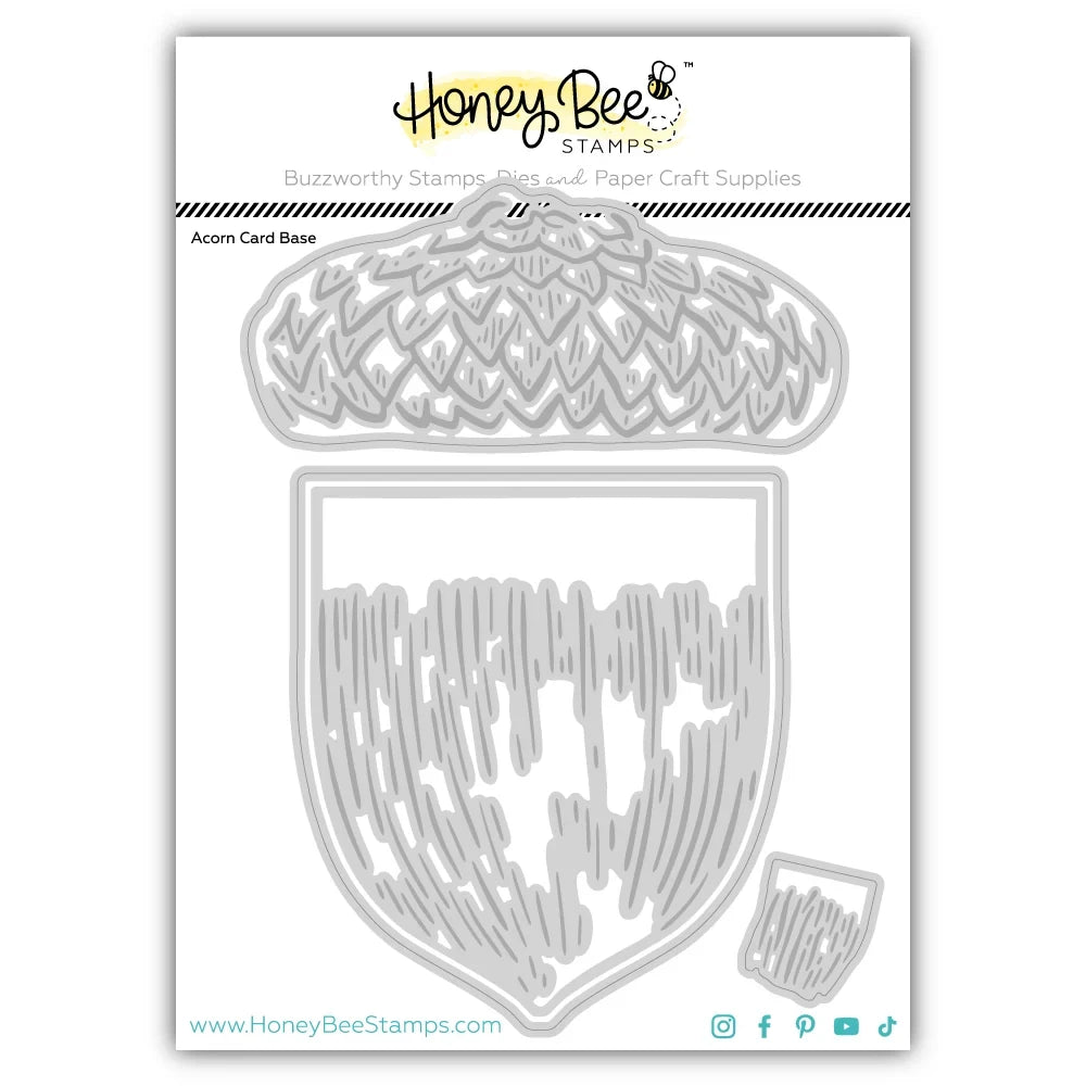 Acorn Card Base - Honey Cuts Stand-Alone Dies