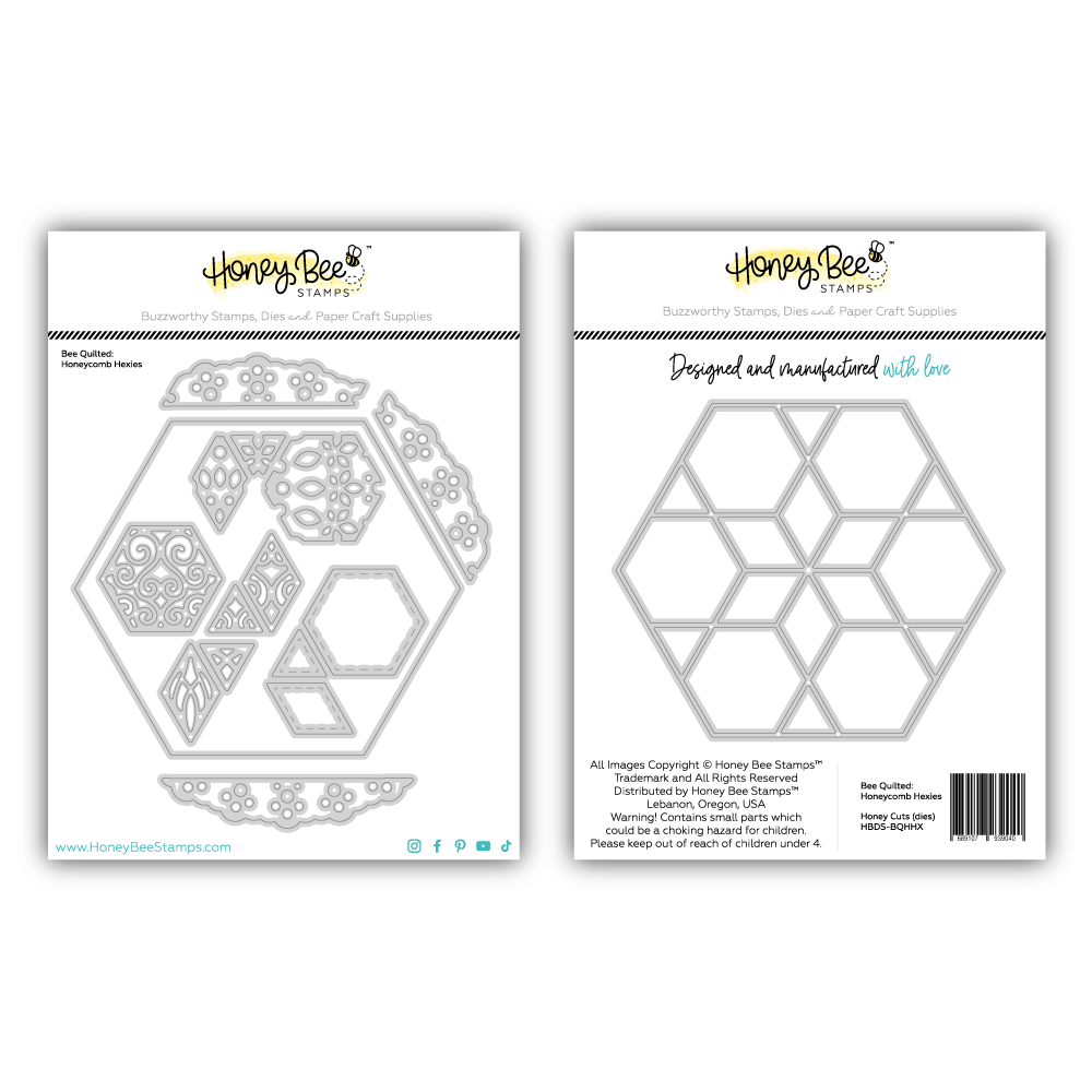 Bee Quilted: Honeycomb Hexies - Honey Cuts Stand-Alone Dies