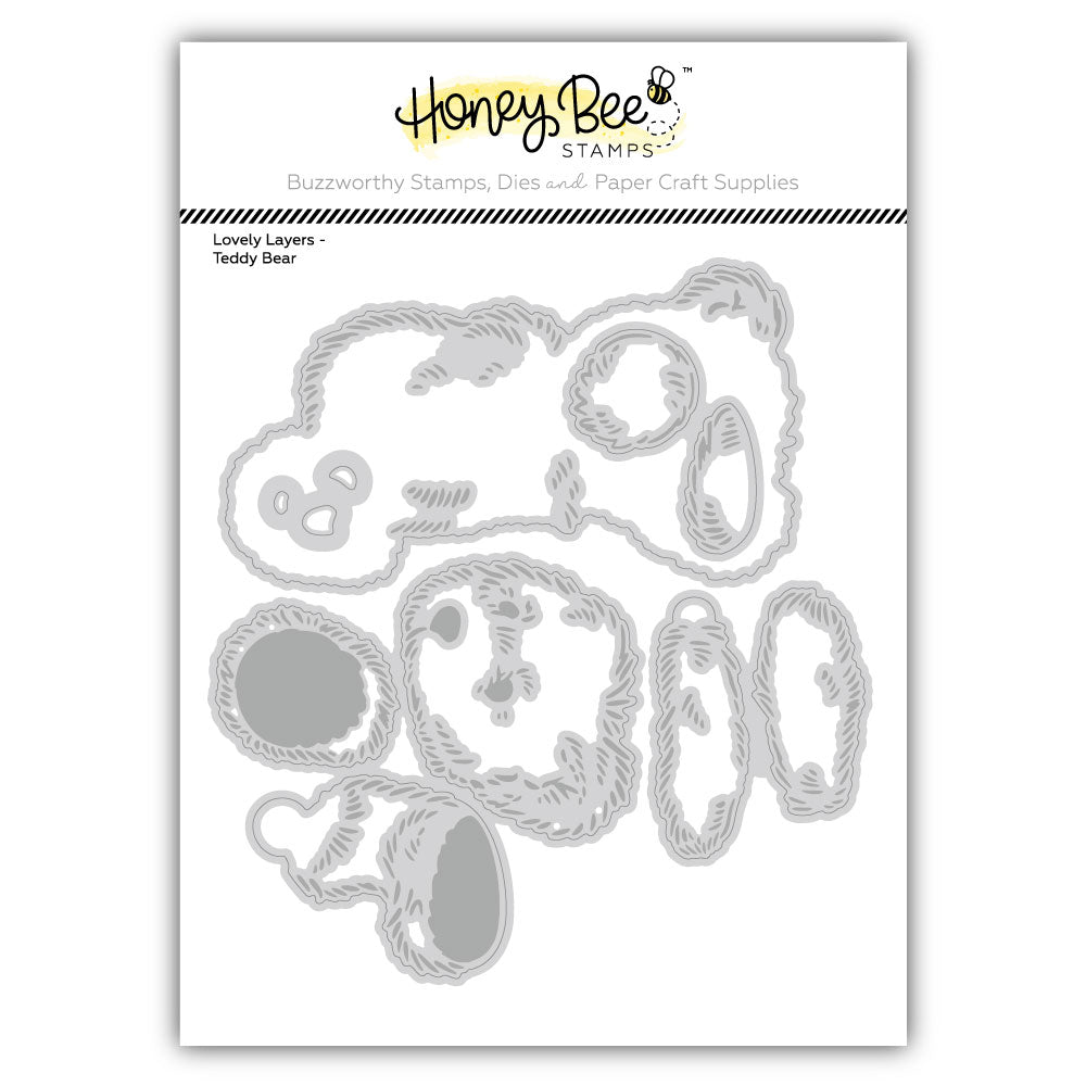 Lovely Layers: Teddy Bear - Honey Cuts Stand-Alone Dies