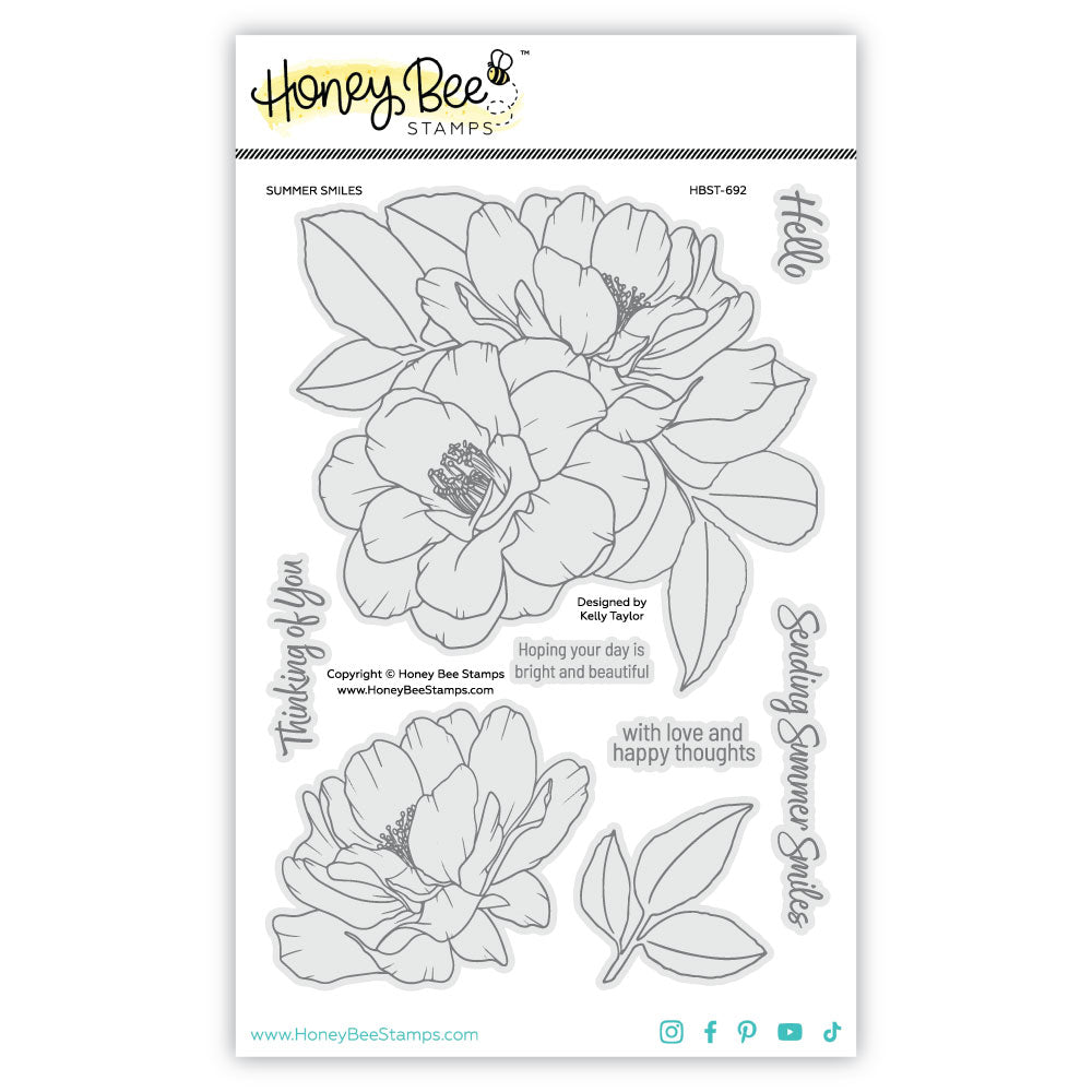 Summer Smiles - 6x8 Photopolymer Stamp Set
