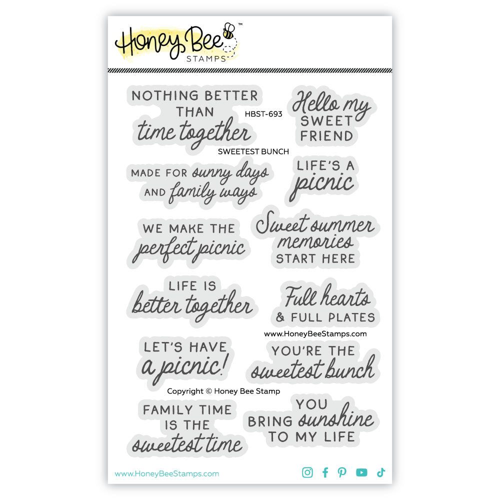 Sweetest Bunch - 4x6 Photopolymer Stamp Set