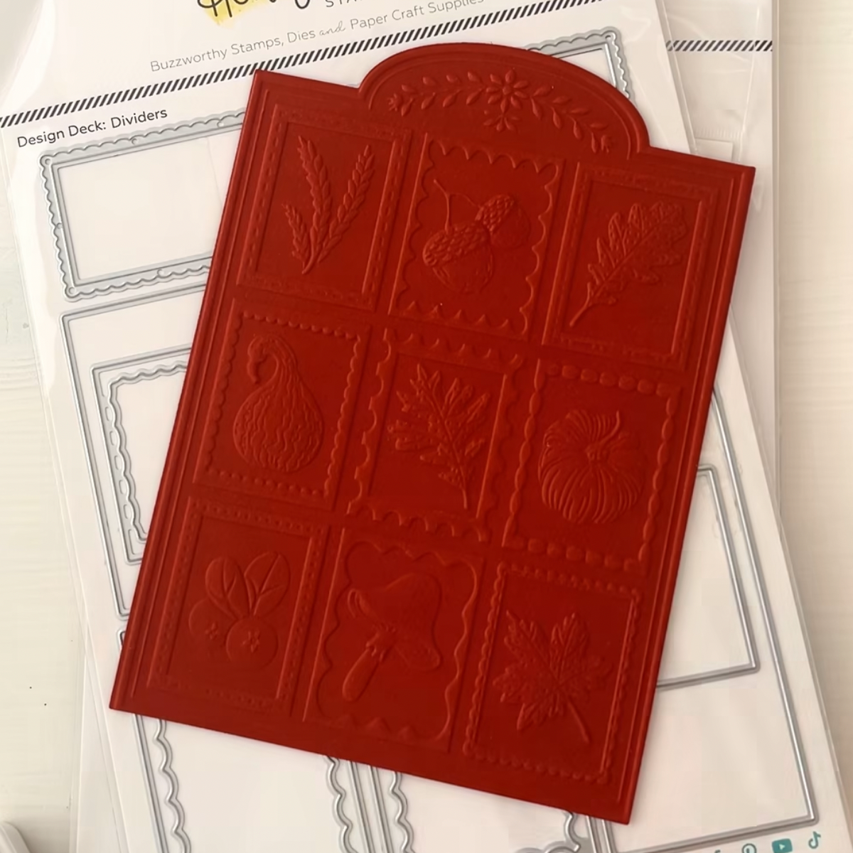 Autumn Keepsakes - 3D Embossing Folder