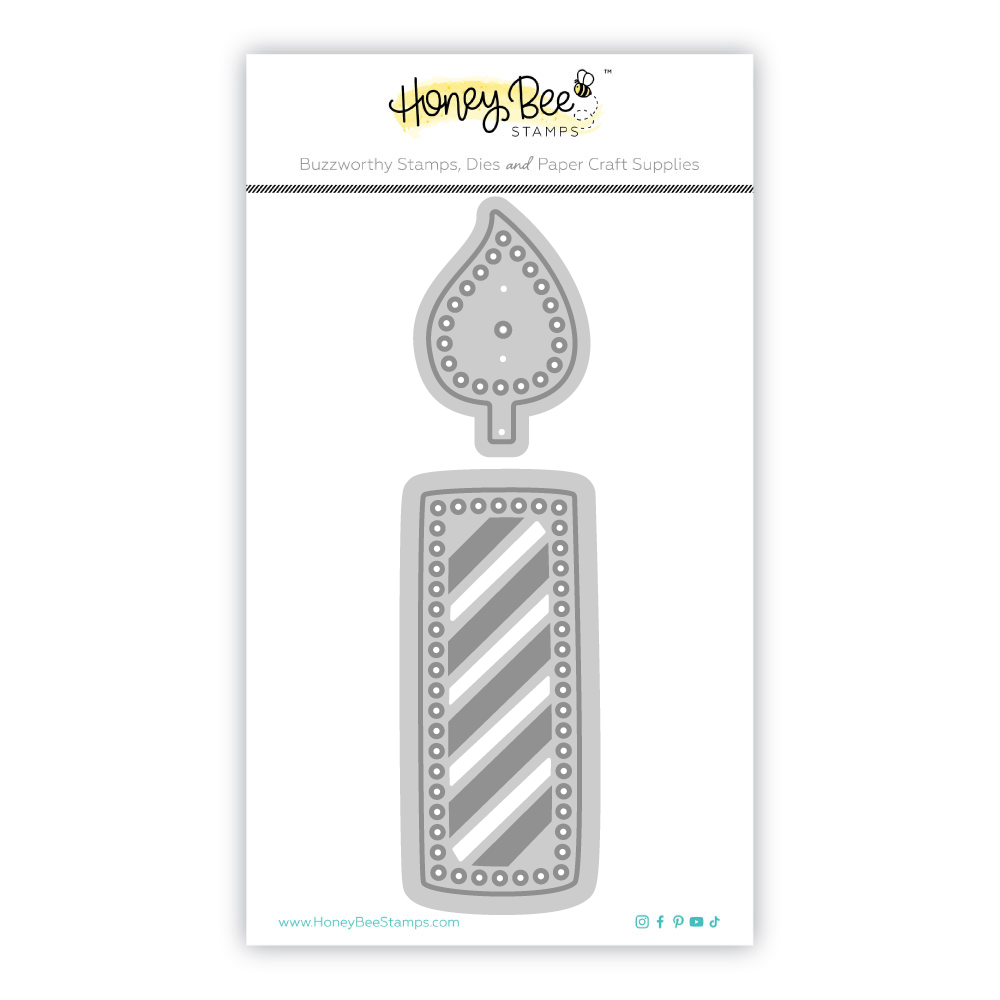 In Stitches: Candle - Honey Cuts - Stand-Alone Dies