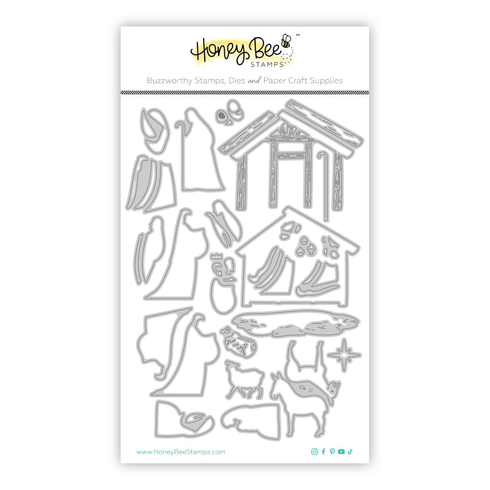 Lovely Layers: Nativity Scene - Honey Cuts - Stand-Alone Dies