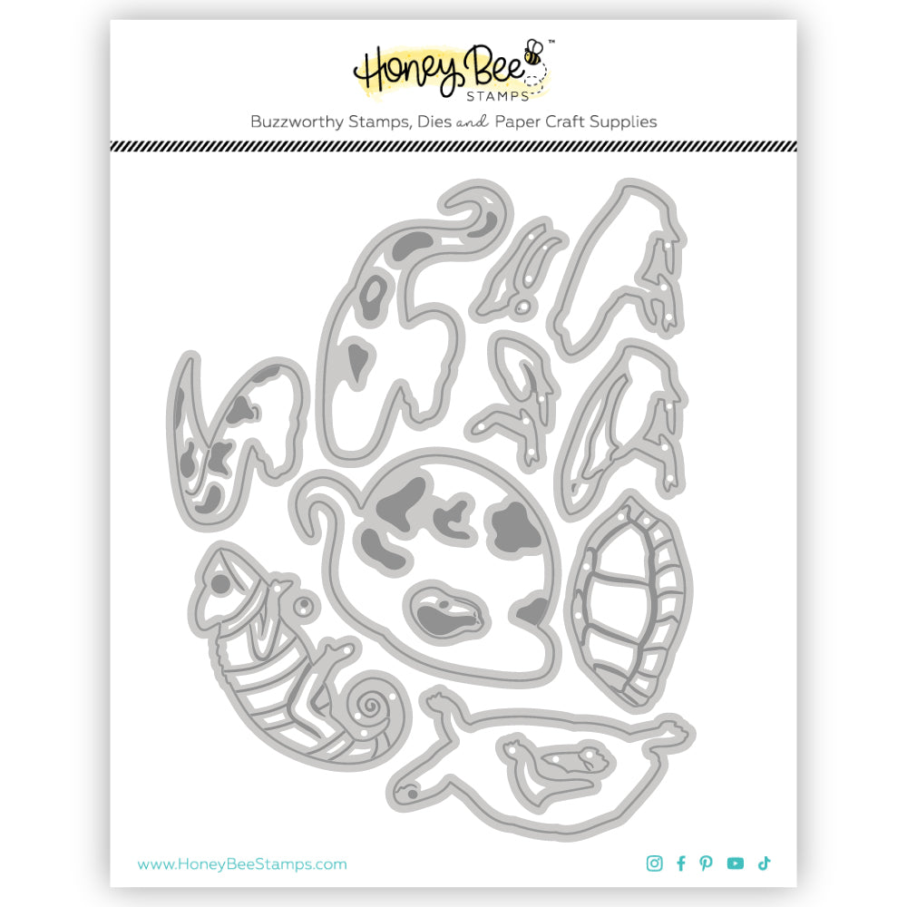 Lovely Layers: Curious Critters - Honey Cuts - Stand-Alone Dies