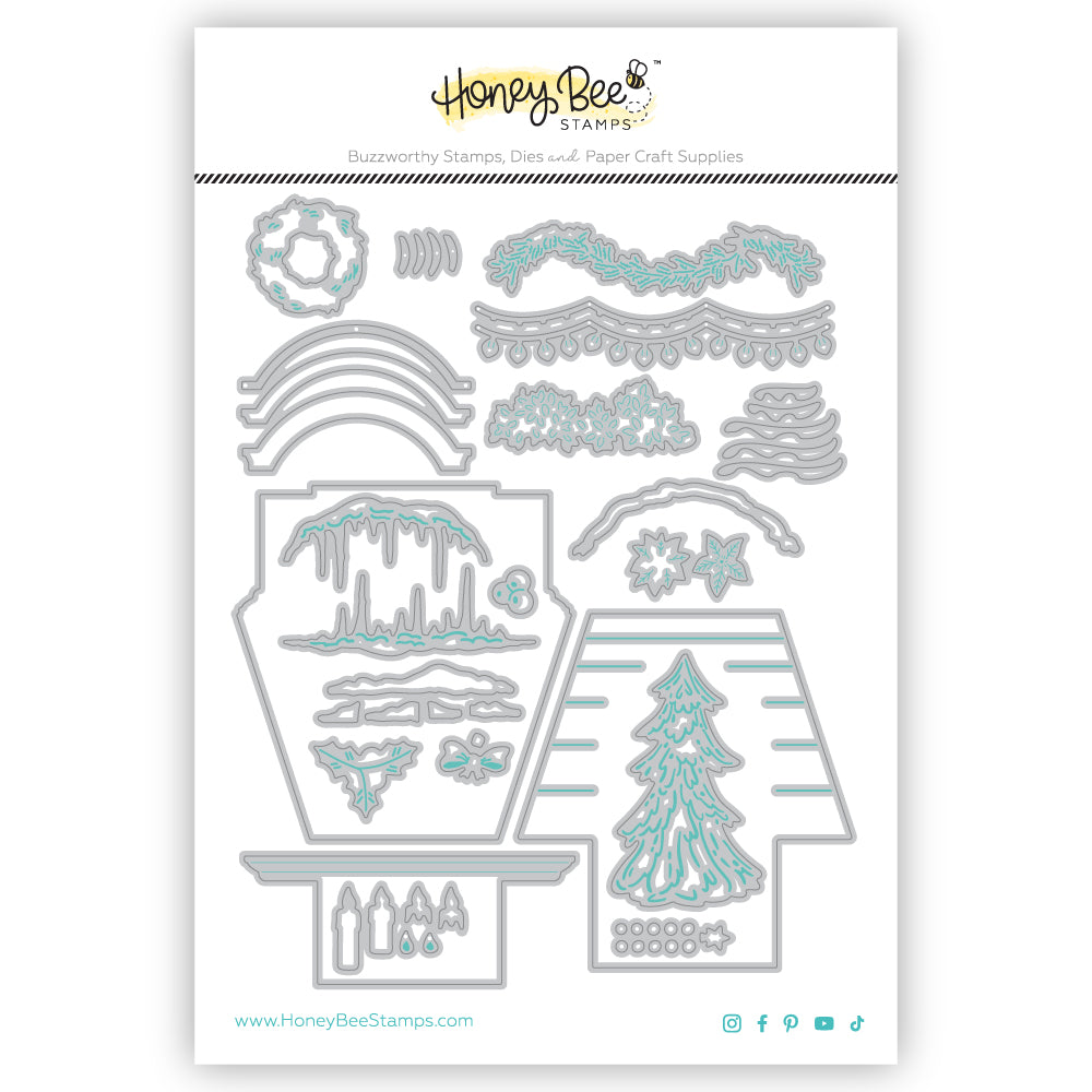 Lovely Layers: Window Holiday Add-On - Honey Cuts - Stand-Alone Dies