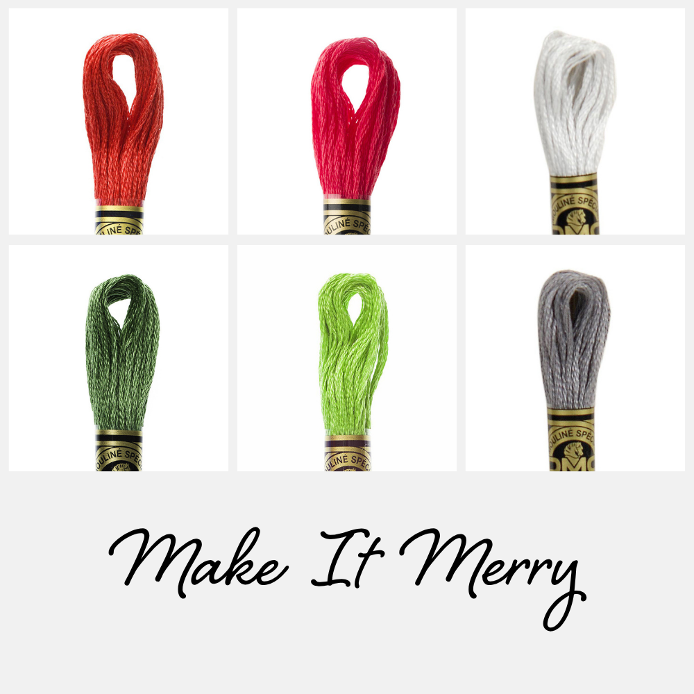 Make It Merry Coordinating DMC Embroidery Thread Bundle