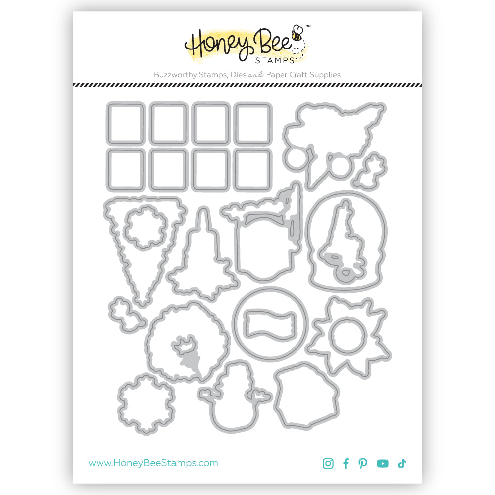 Postmarked: Holiday - Honey Cuts - Coordinating Dies