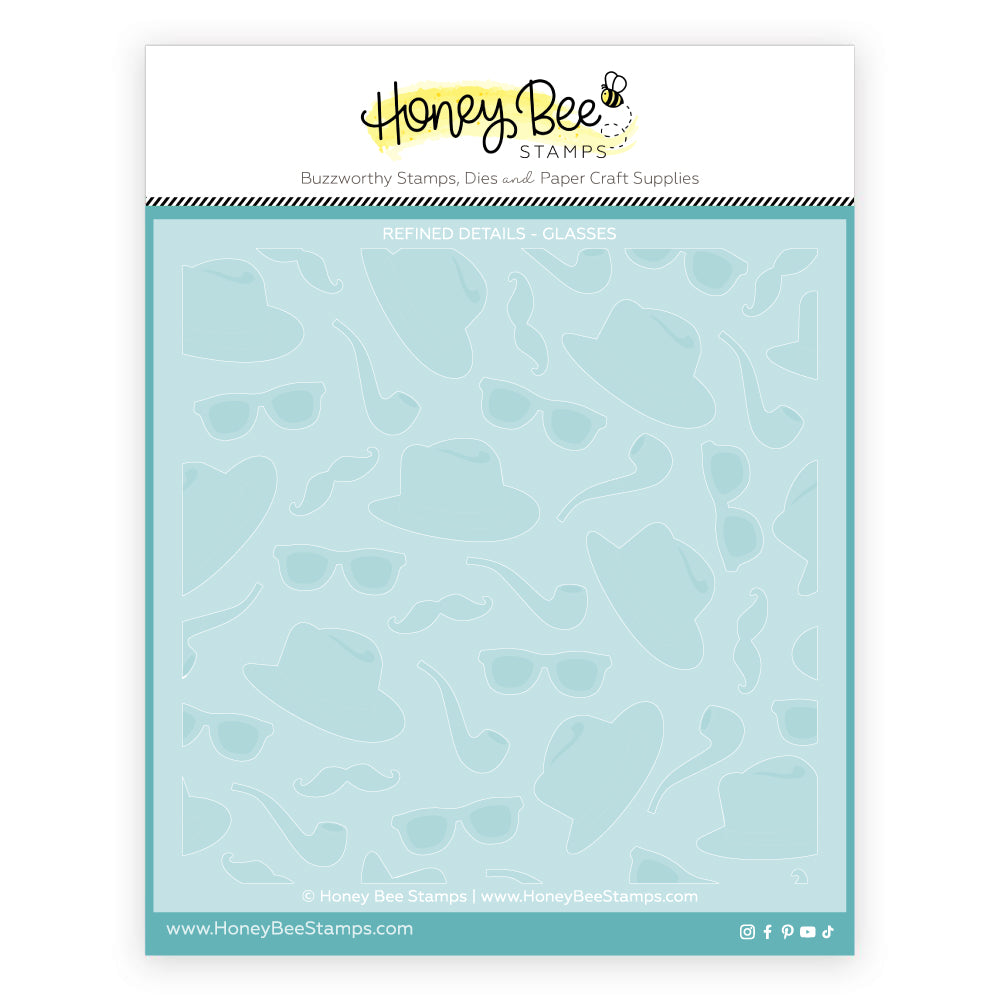 Refined Details - 6"x6" Stencil Set of 6 Layering Stencils