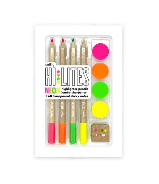 Hi•Lites Neon Highlighter Pencil Set