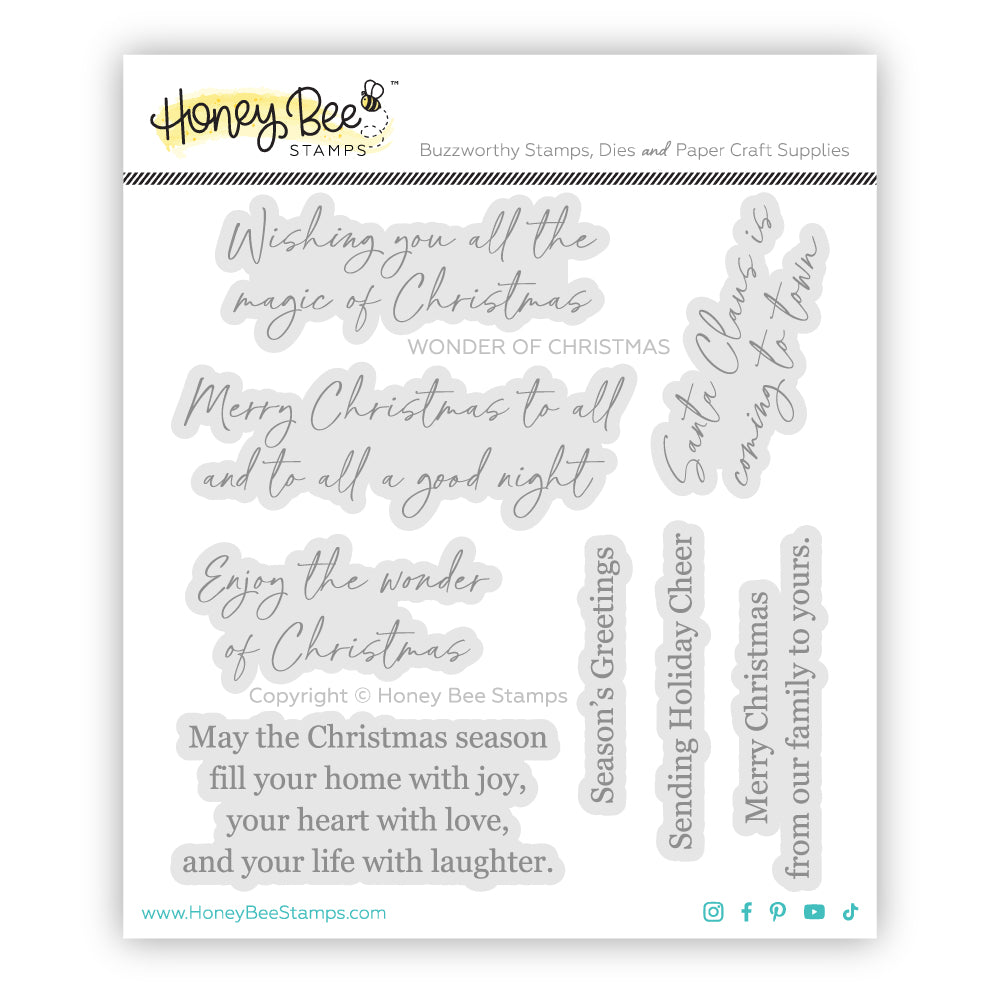 Wonder Of Christmas - 4x4 Photopolymer Stamp Set