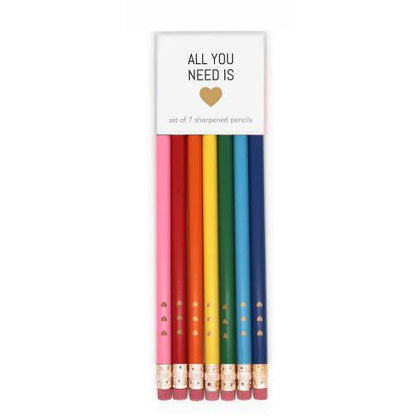All You Need is Hearts Pencil Set - Honey Bee Stamps
