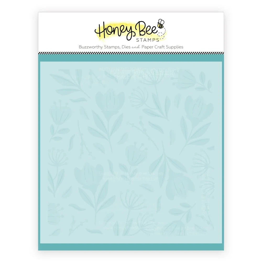 Autumn Delight - Set Of 6 Background 6x6" Stencils - Honey Bee Stamps