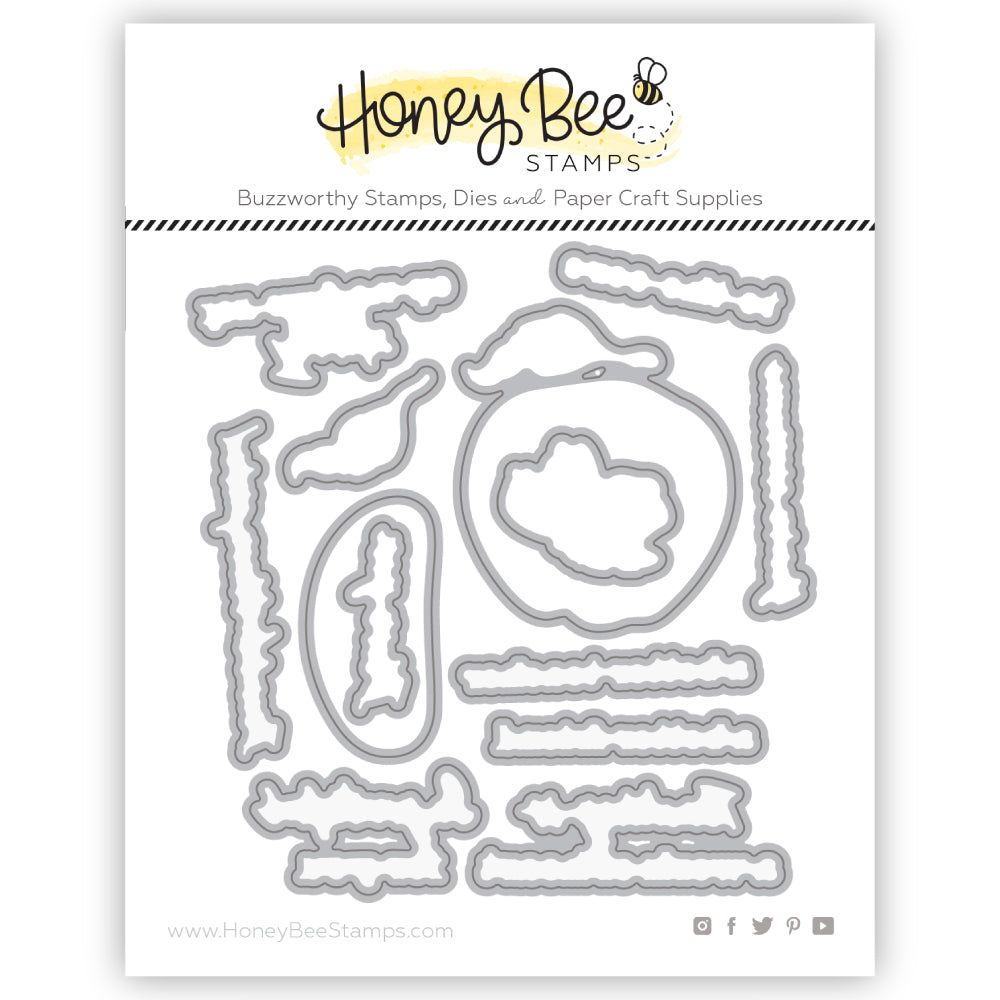 Awesome To The Core - Honey Cuts - Coordinating Dies - Honey Bee Stamps