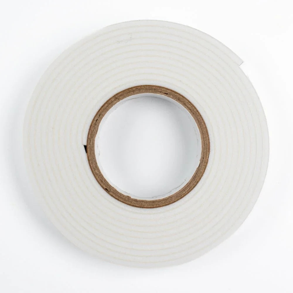 Bee Creative Foam Tape Roll – White Double - Sided Adhesive | 1/2" x 2.2 Yards | 2mm Thick - Honey Bee Stamps