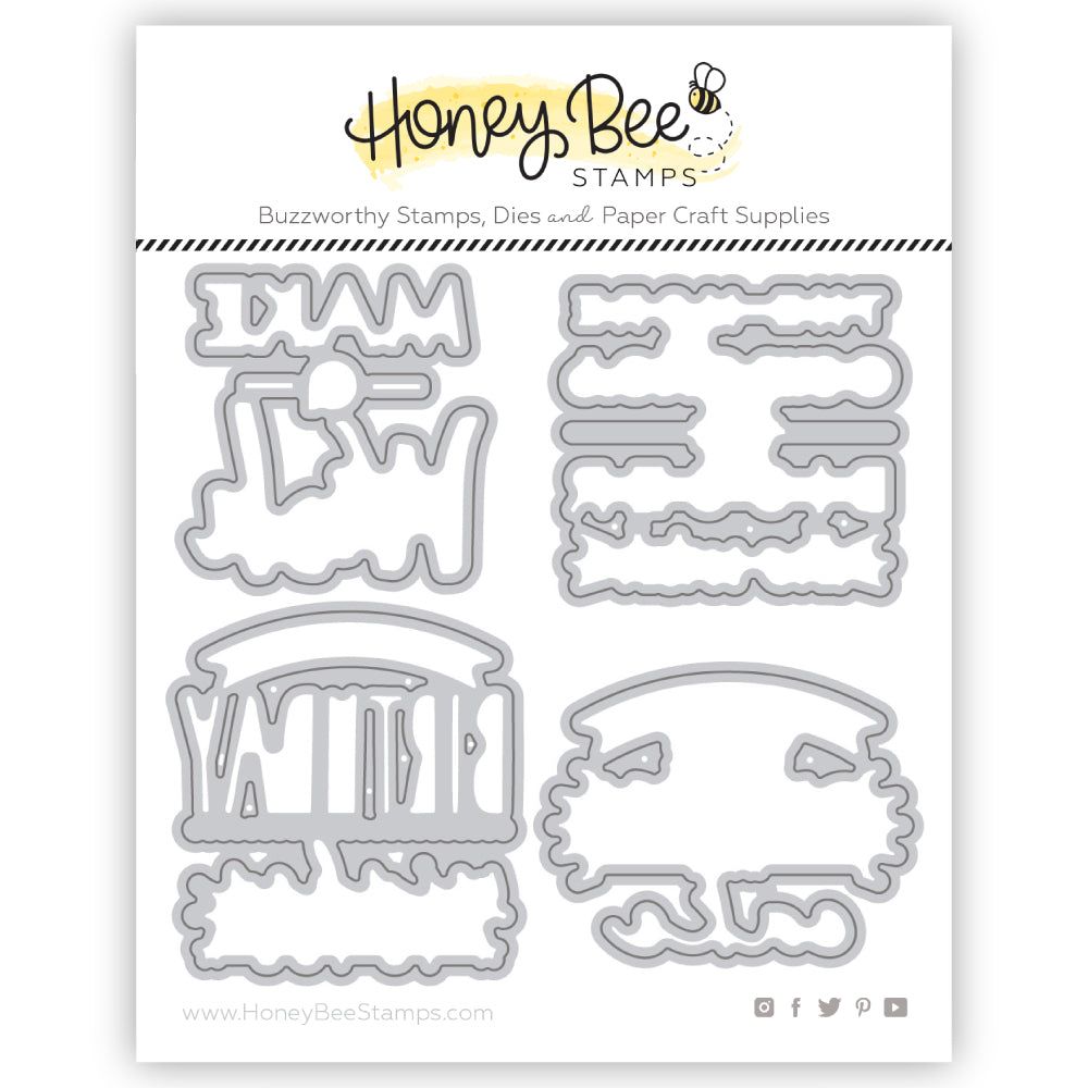 Big Bold Birthday - Honey Cuts - Coordinating Dies - Honey Bee Stamps