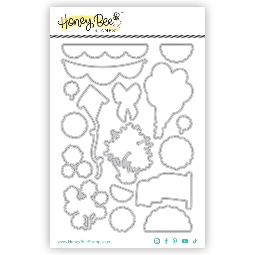 Big Pickup: Americana Add - on - Honey Cuts - Coordinating Dies - Honey Bee Stamps