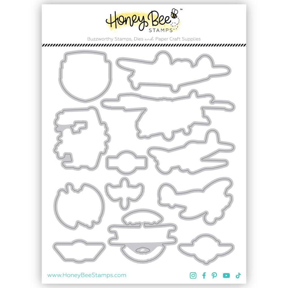 Born To Fly - Honey Cuts - Coordinating Dies - Honey Bee Stamps