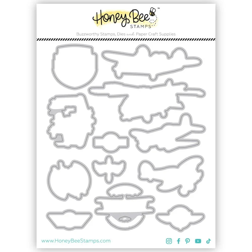 Born To Fly - Honey Cuts - Coordinating Dies - Honey Bee Stamps