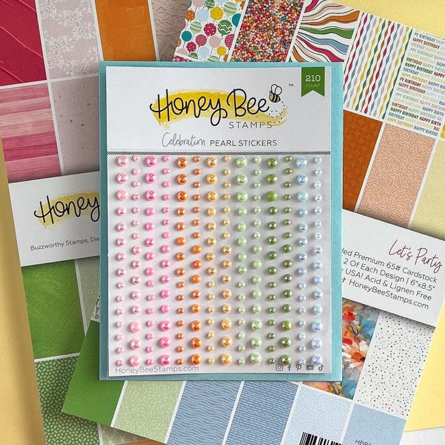 Celebration Pearls - Pearl Stickers - 210 Count - Honey Bee Stamps