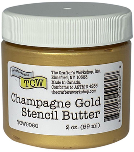 Champagne Gold Stencil Butter by TCW - Honey Bee Stamps