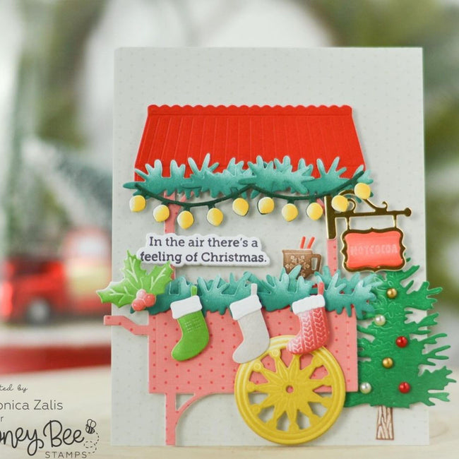 Christmas Market Cart Add-On - Honey Cuts - Honey Bee Stamps
