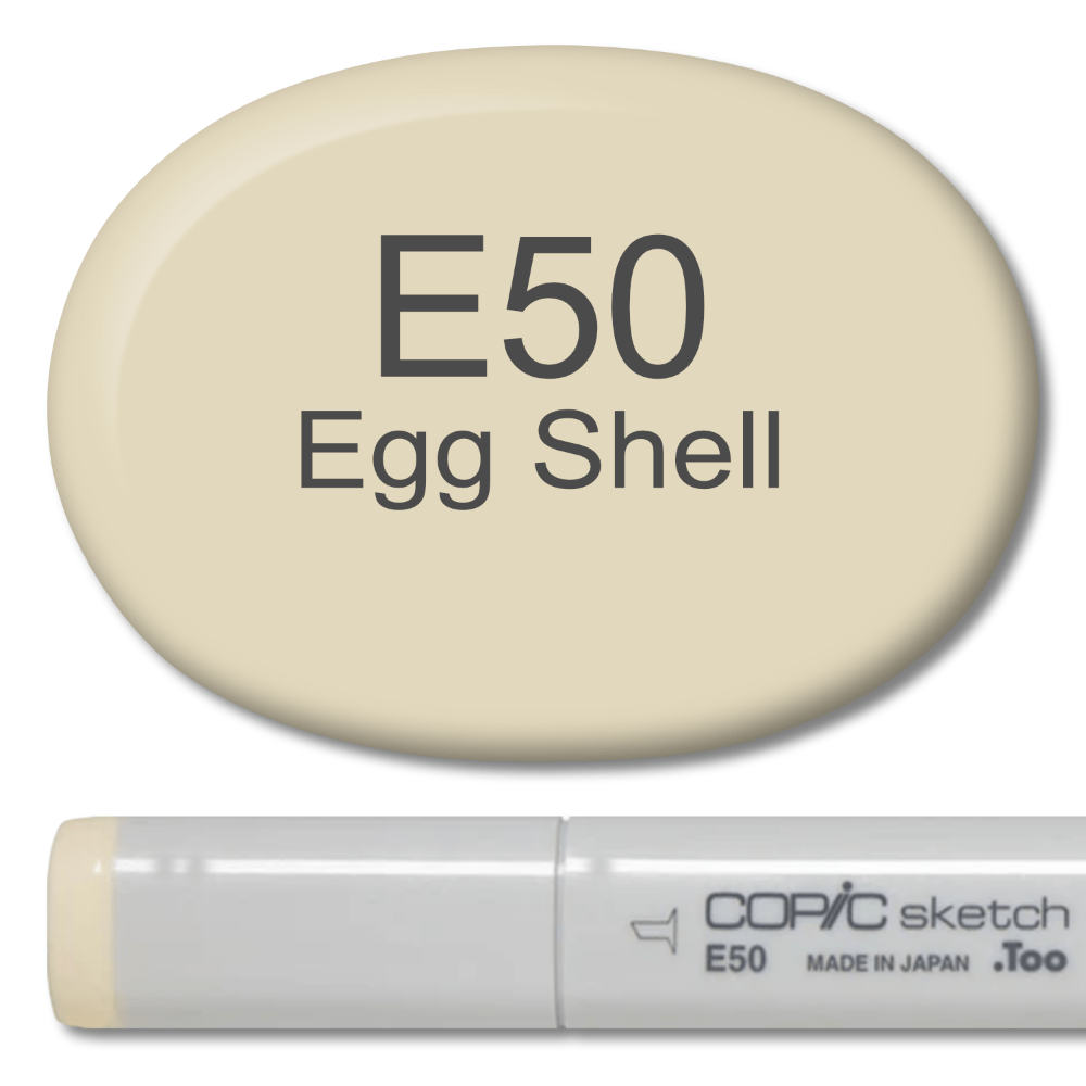 Copic Sketch Marker - E50 Egg Shell - Honey Bee Stamps