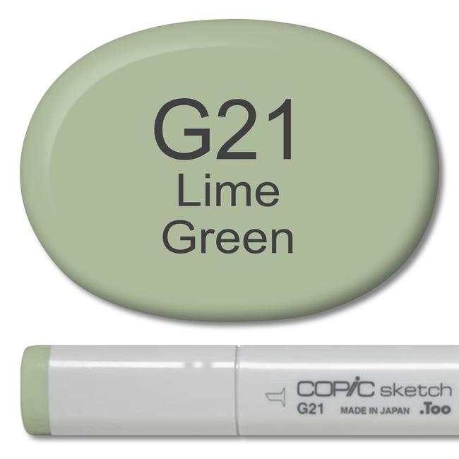 Copic Sketch Marker - G21 Lime Green - Honey Bee Stamps