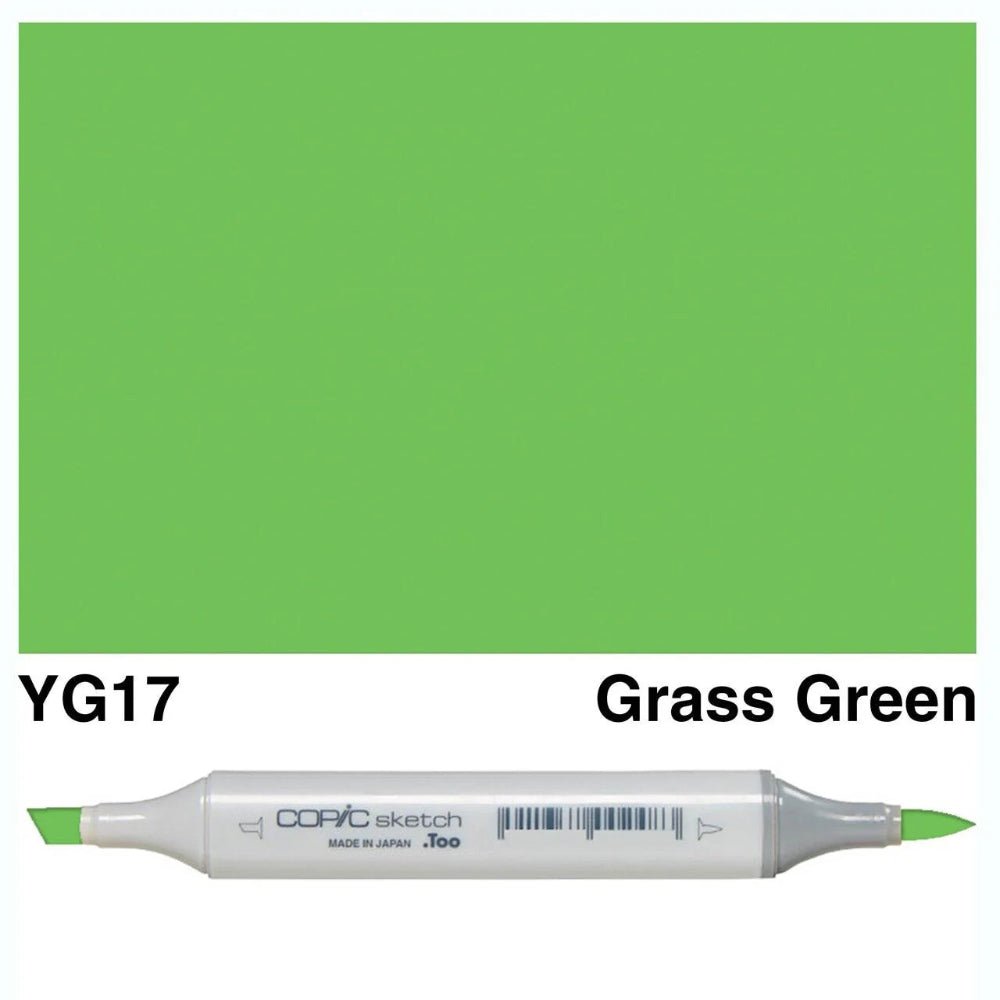 Copic Sketch Marker - YG17 Grass Green - Honey Bee Stamps