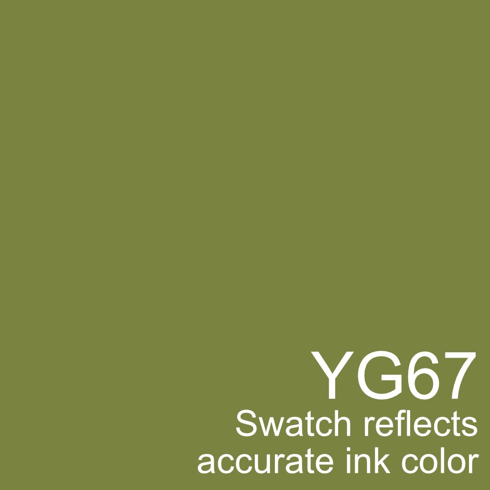 Copic Sketch Marker - YG67 Moss - Honey Bee Stamps