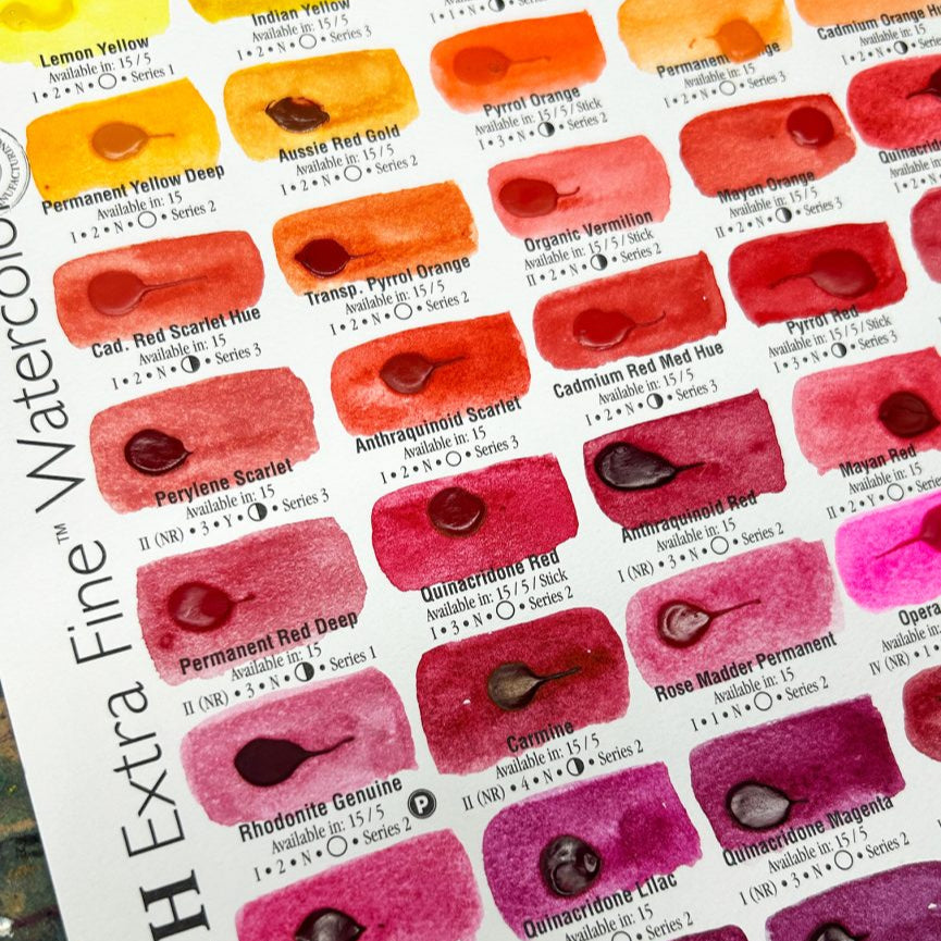 Daniel Smith Fine Watercolor 66 Color Dot-Card