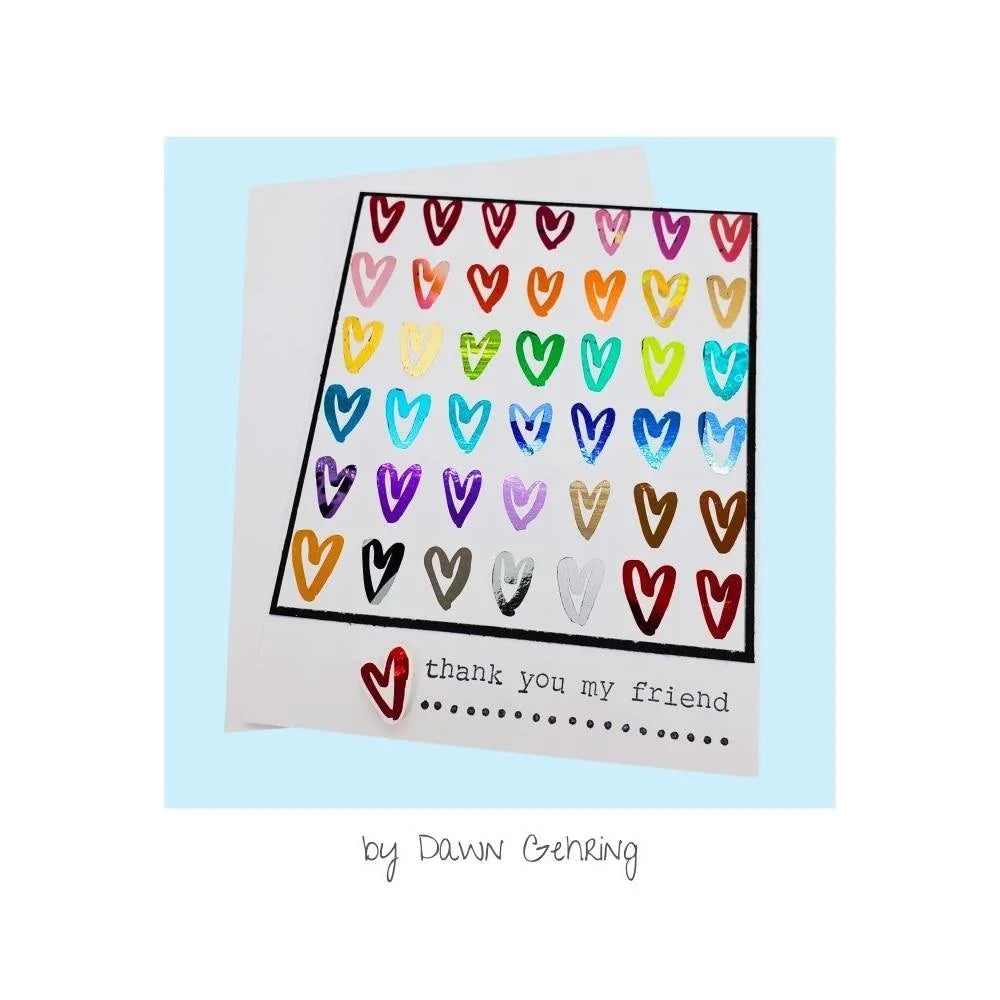 Deco Foil Color Of Harmony Transfer Foils - Shades Of Red 20 pc - Honey Bee Stamps