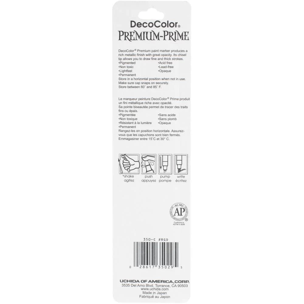 DecoColor Premium Permanent Opaque Paint Marker 2mm Leafing Tip - Gold - Honey Bee Stamps