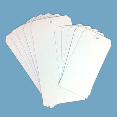 Dina Wakley by Ranger 8 and 10 Assorted Media Tags - White - Honey Bee Stamps