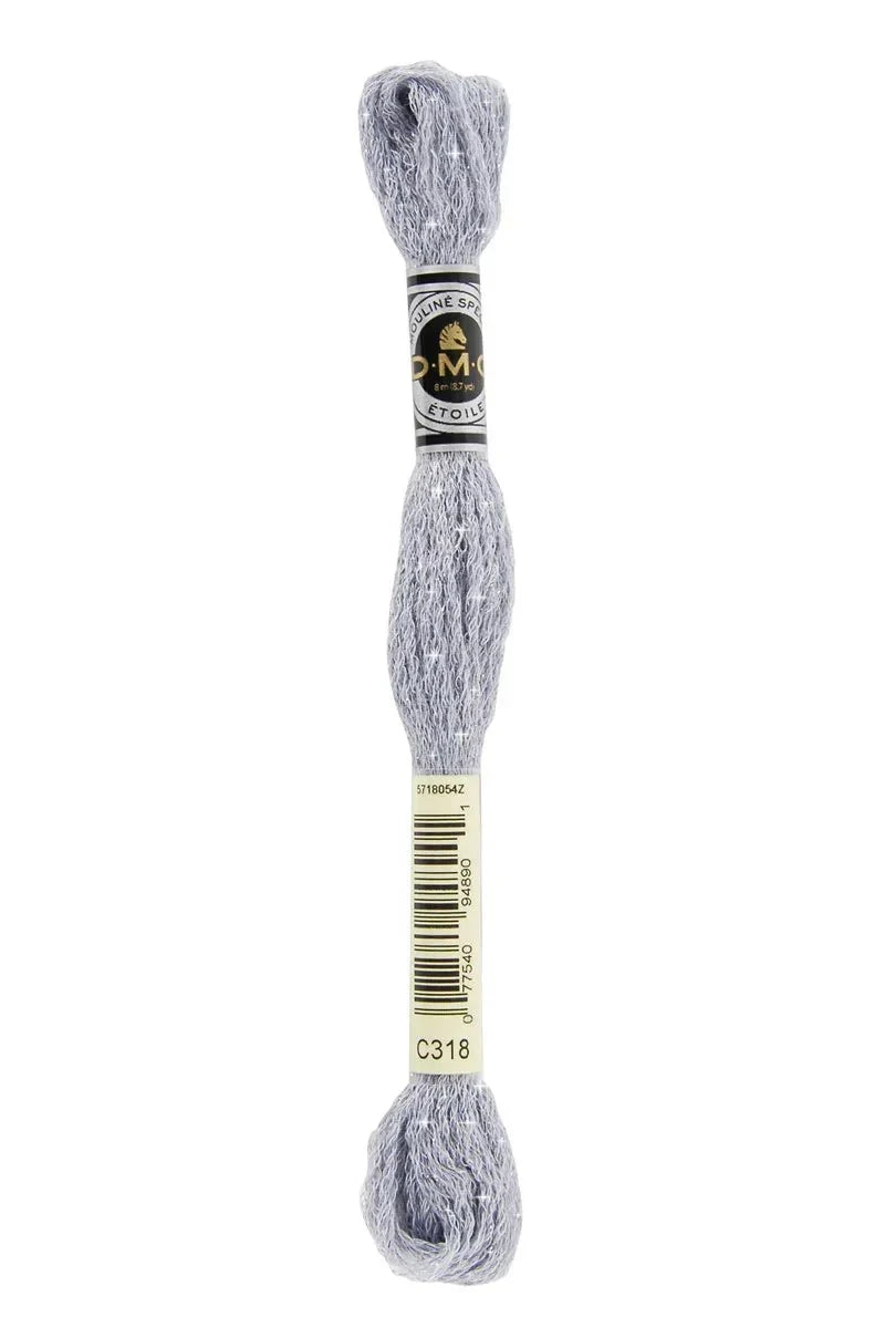 DMC 6 - Strand Etoile Embroidery Floss 8.7yd - Light Steel Gray - Honey Bee Stamps