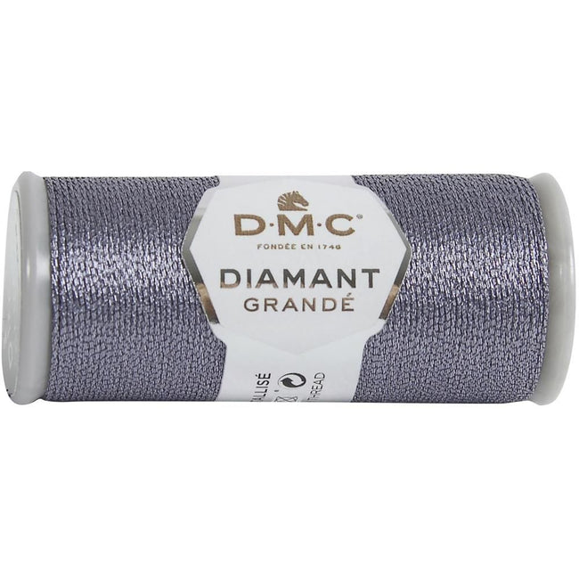 DMC Diamant Grande Metallic Thread 21.8yd - Anthracite Grey - Honey Bee Stamps