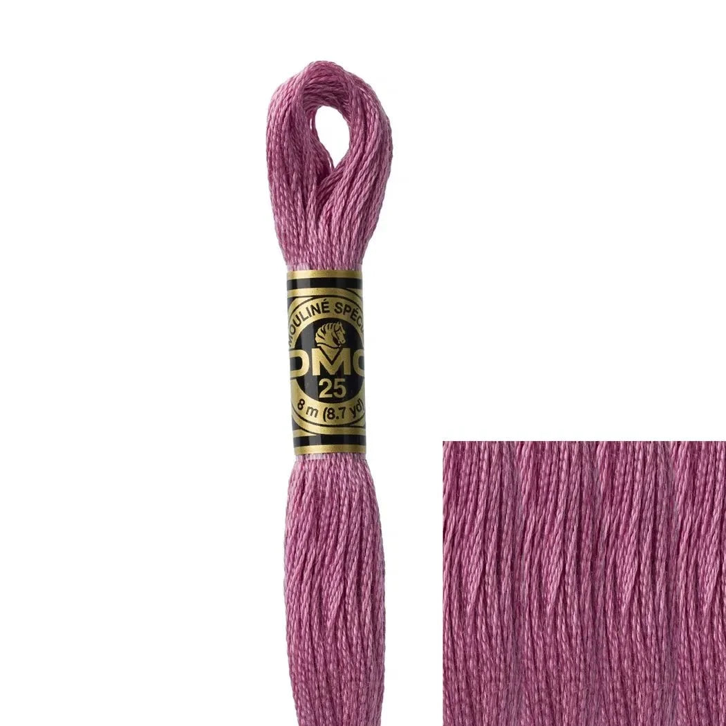 DMC Embroidery Floss, 6-Strand - Antique Mauve Medium #316 | Honey