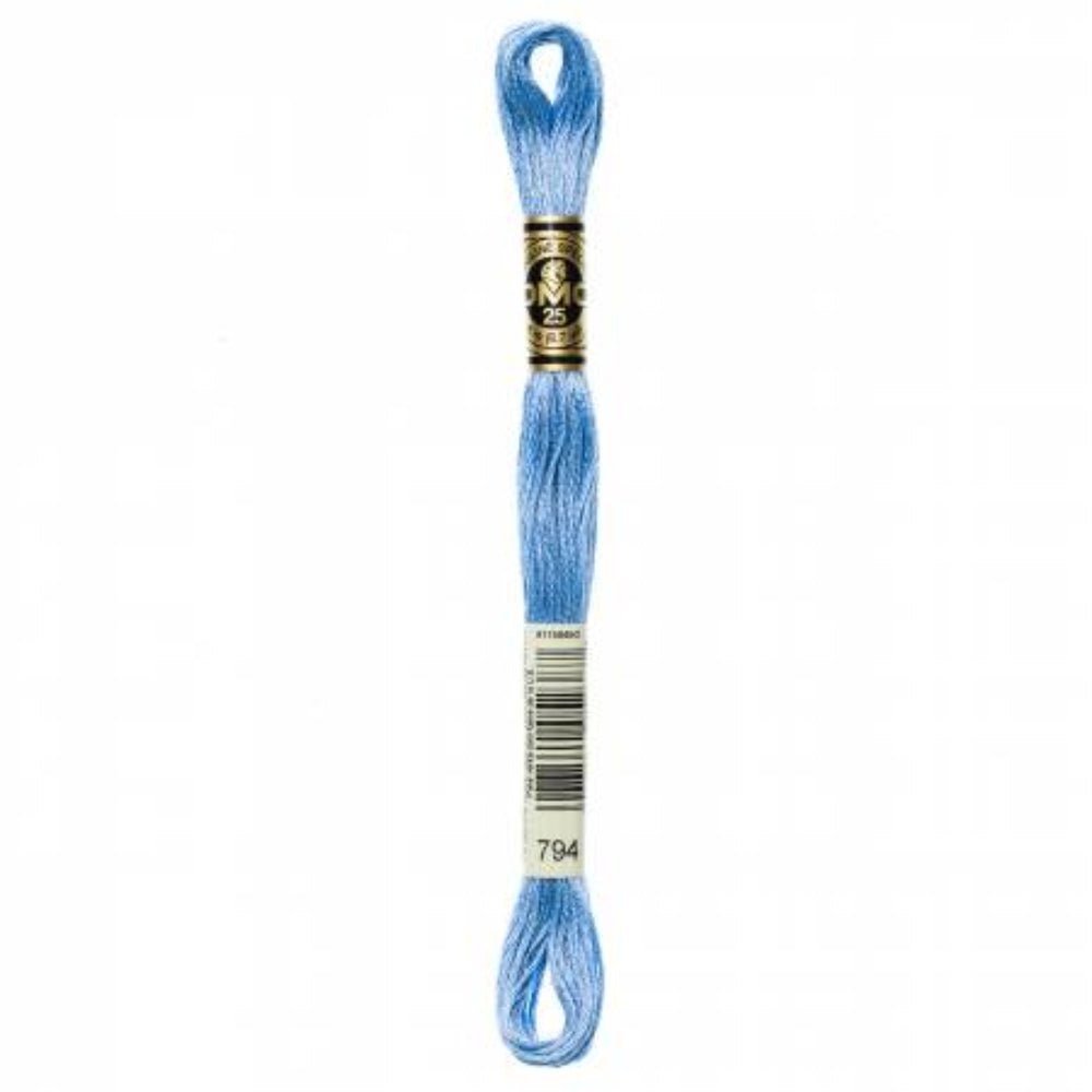 DMC カラーズ　青　ラインストーン DMC Embroidery Floss, 6-Strand - Cornflower Blue Light #794