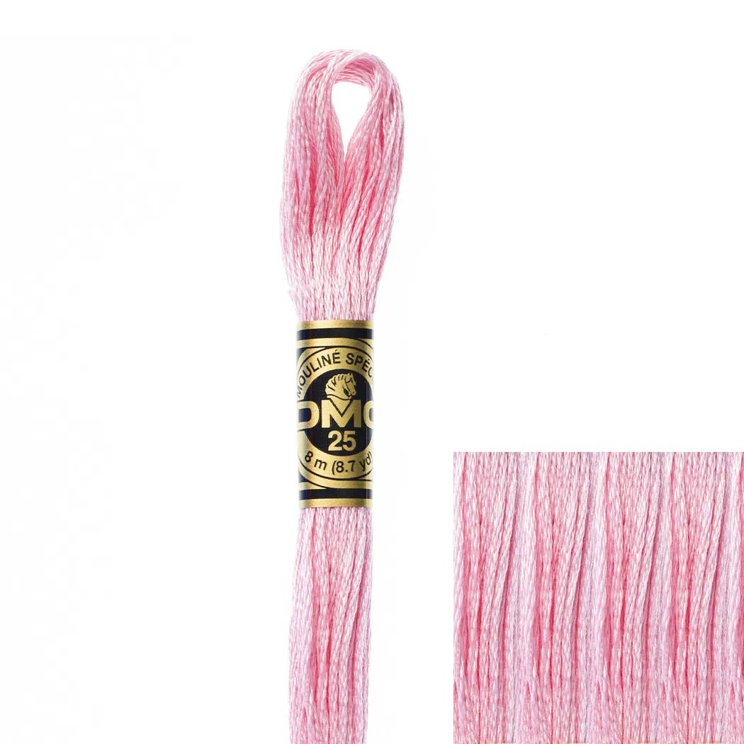 DMC Embroidery Floss, 6-Strand - Cranberry Very Light #605 – Honey
