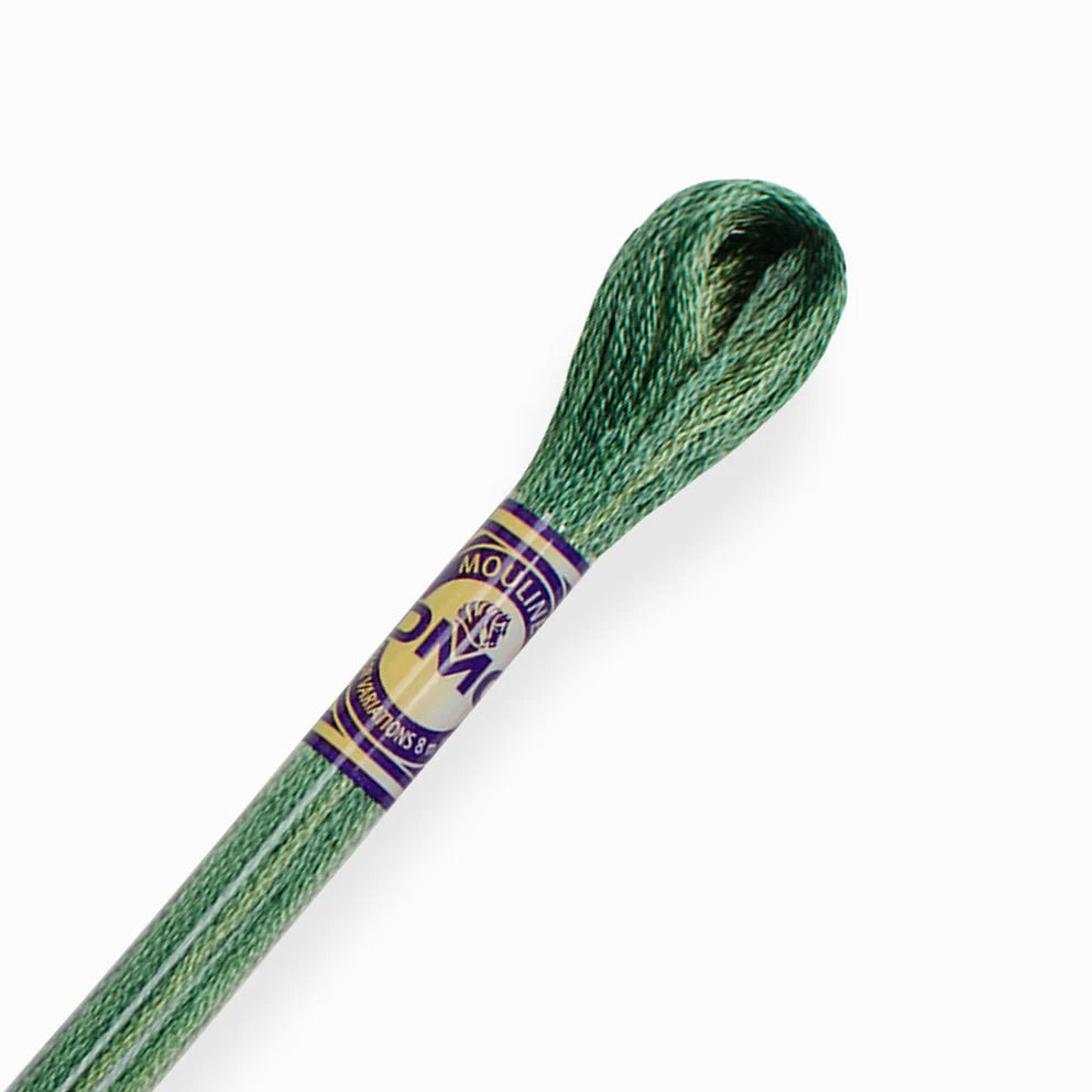 DMC Embroidery Floss, 6 - Strand Multi - Color Variations - Evergreen Forest - Honey Bee Stamps