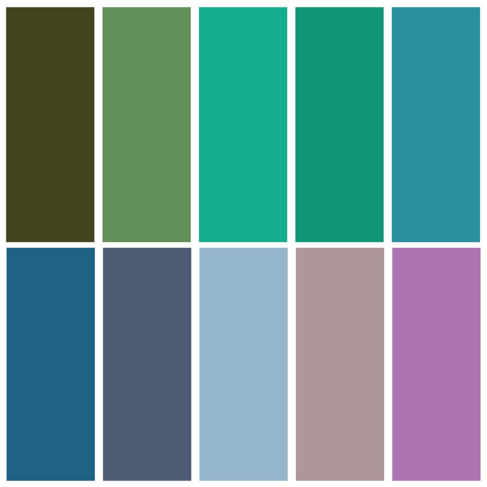 DMC Embroidery Thread Bundle - Cool Collection - Honey Bee Stamps