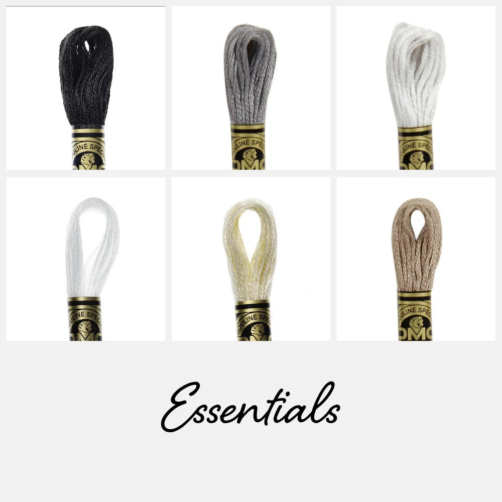 Essentials Coordinating DMC Embroidery Thread Bundle - Honey Bee Stamps