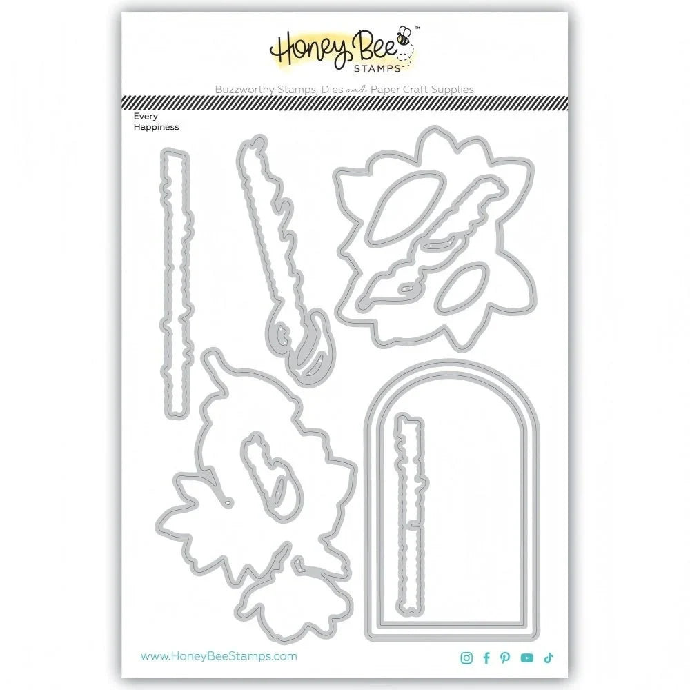 Every Happiness - Honey Cuts Coordinating Dies - Honey Bee Stamps
